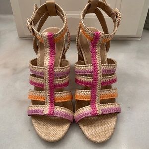 Beige, leather Antonio Melani 4” heel.